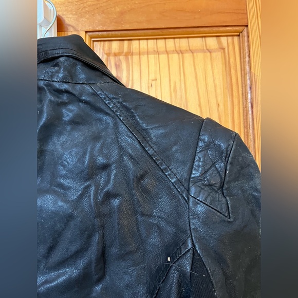 Whistles Black Leather Jacket - Picture 10 of 10